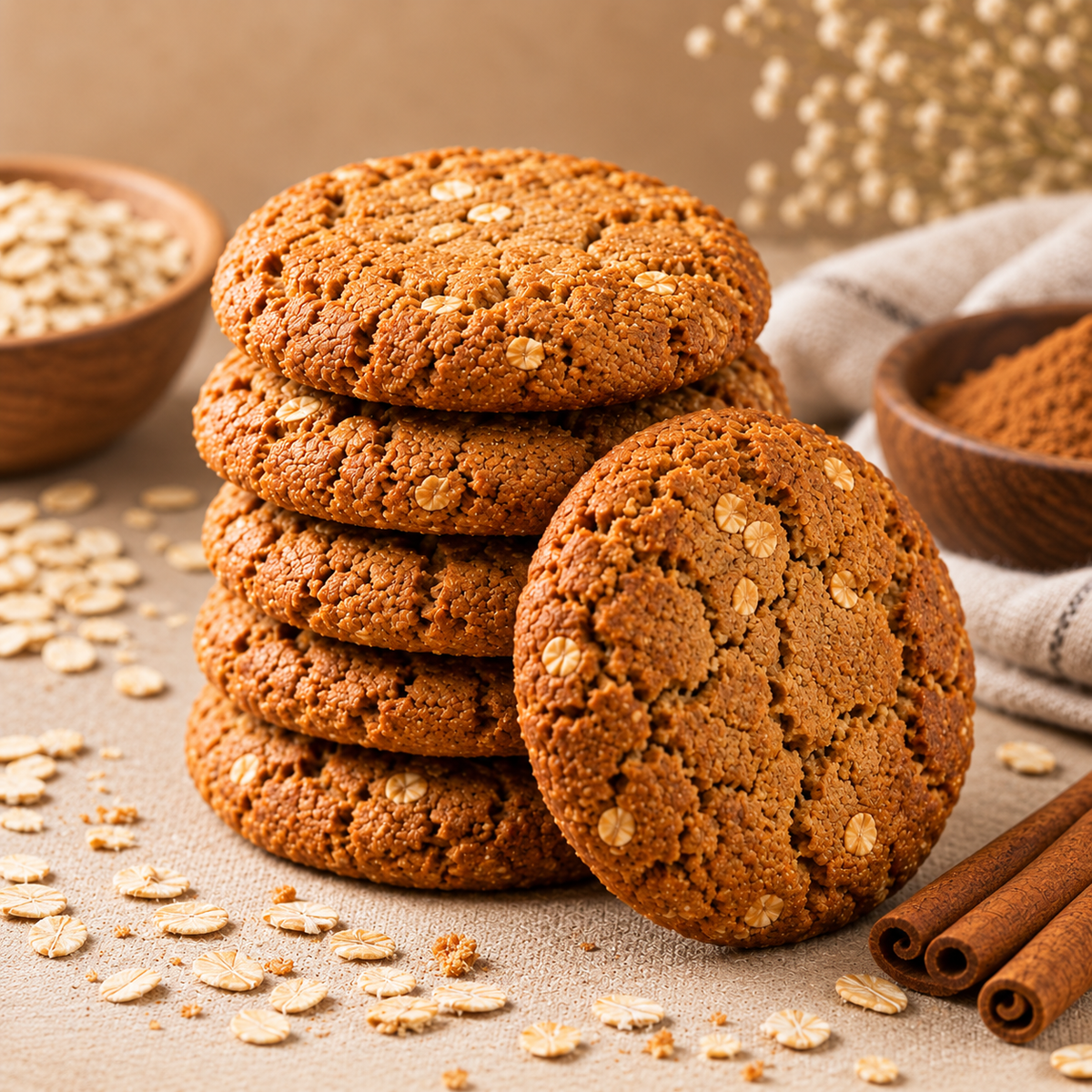 Cinnamon Oats Cookies (250g)